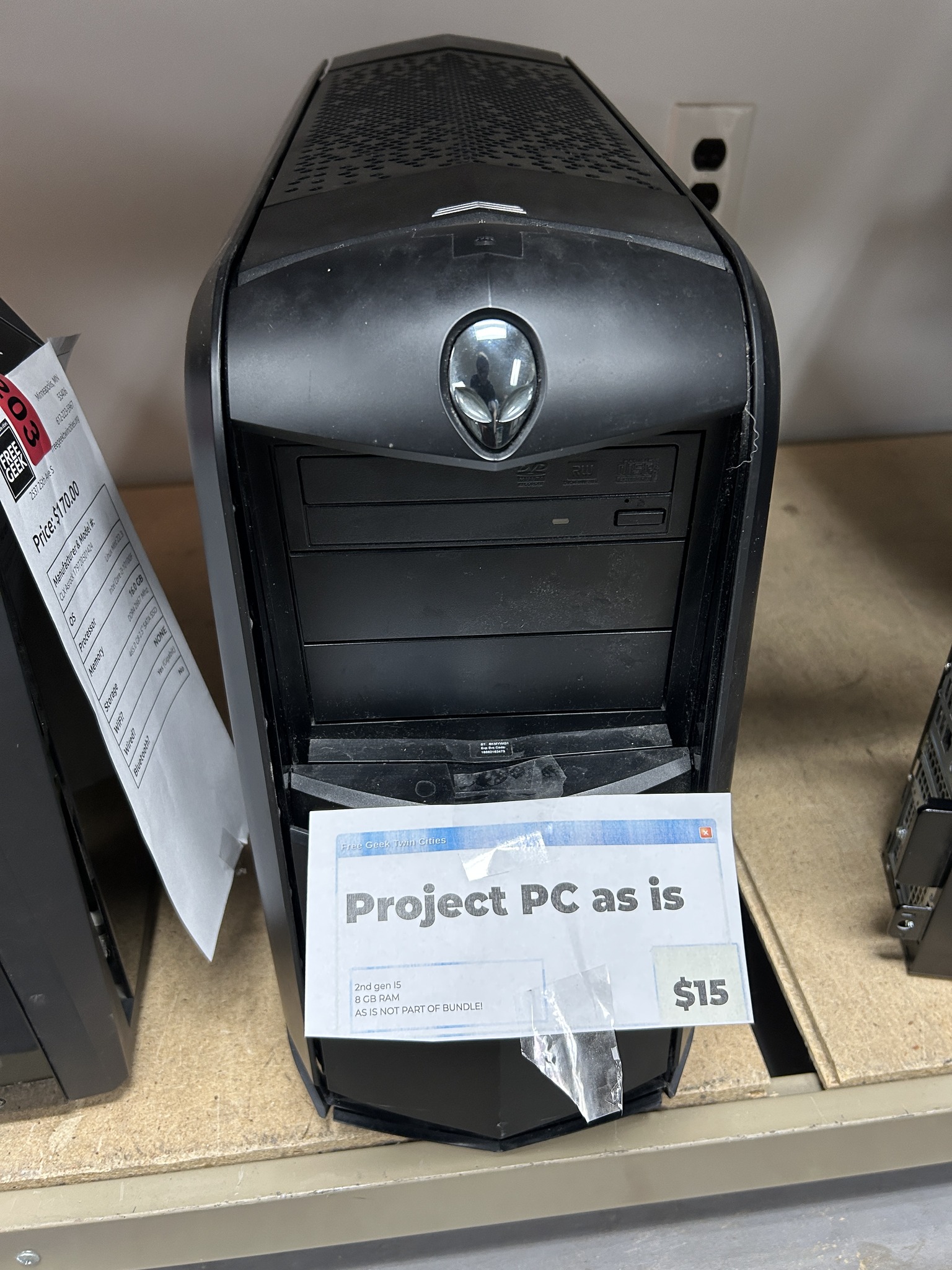 Free - Alienware Aurora R3 project PC - has processor / memory 