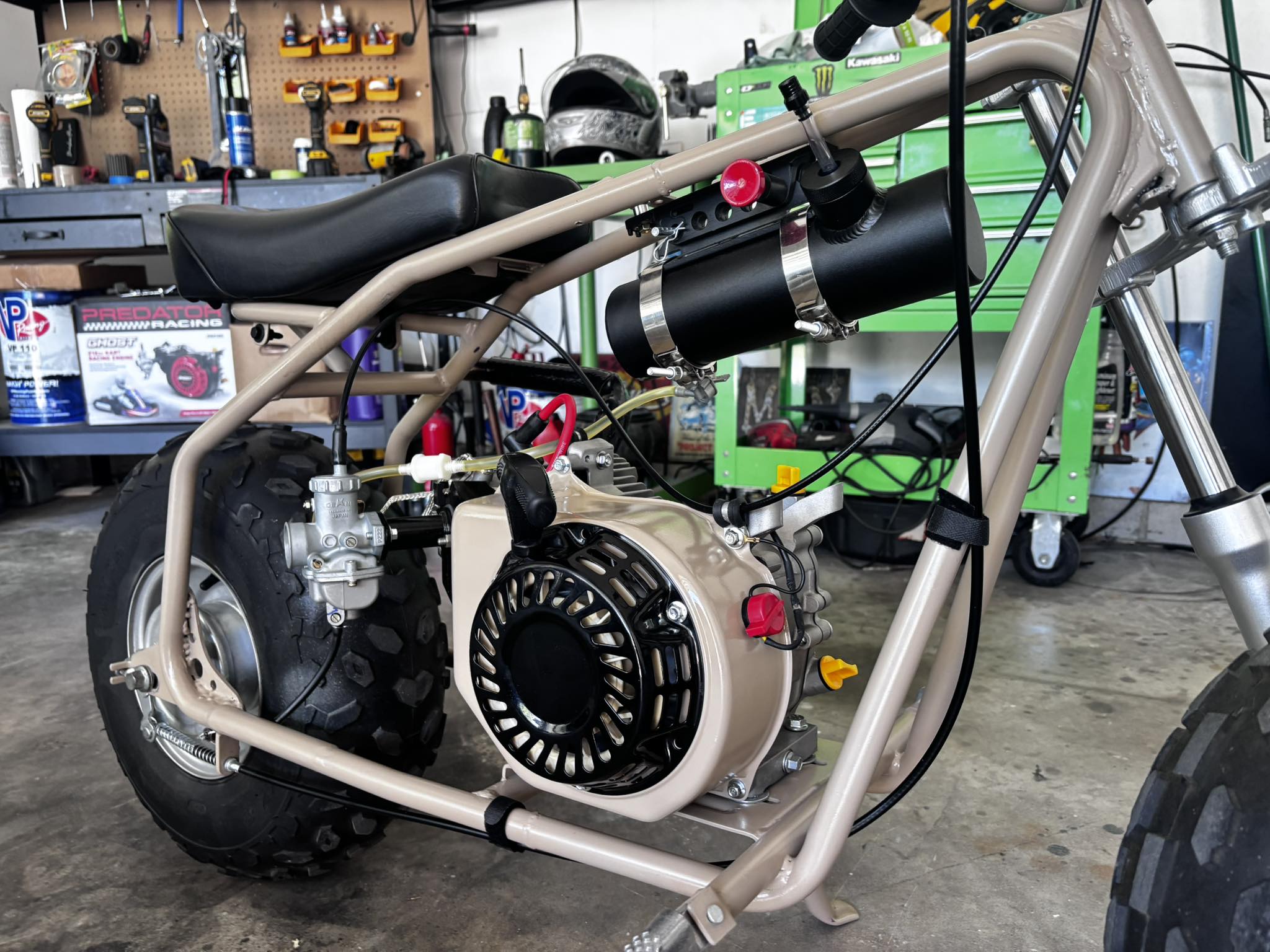 coleman mini bike ct200u exhaust Performance Muffler for CT200U-ex Silencer Kit with Pipe Exhaust for BT200X,Axis M200 Minibike with Heat Shield Protection : Automotive designed in USA Coleman Mini Bike CT200U-EX Aftermarket