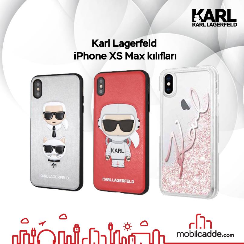 Mobilcadde Com Karl Lagerfeld Iphone Xs Max Kiliflari Mobilcadde