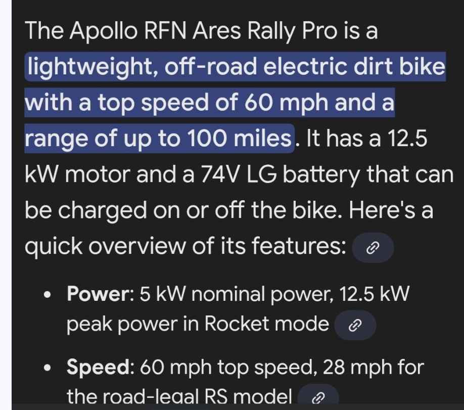 2024 RFN apollo ares rally pro - Bicycles - Vaughn, Washington ...