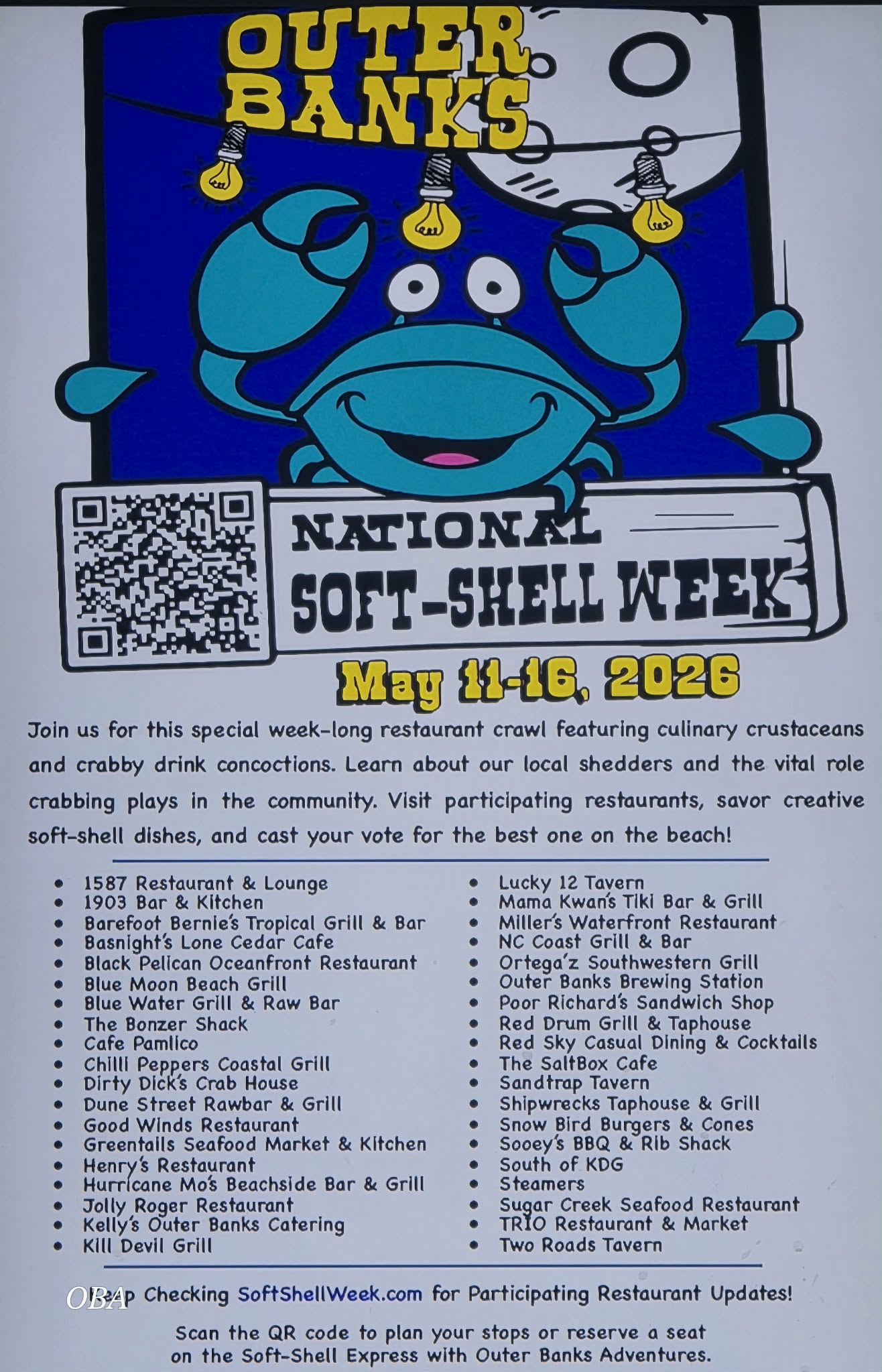 National soft shell week starts at Bonzer Shack today