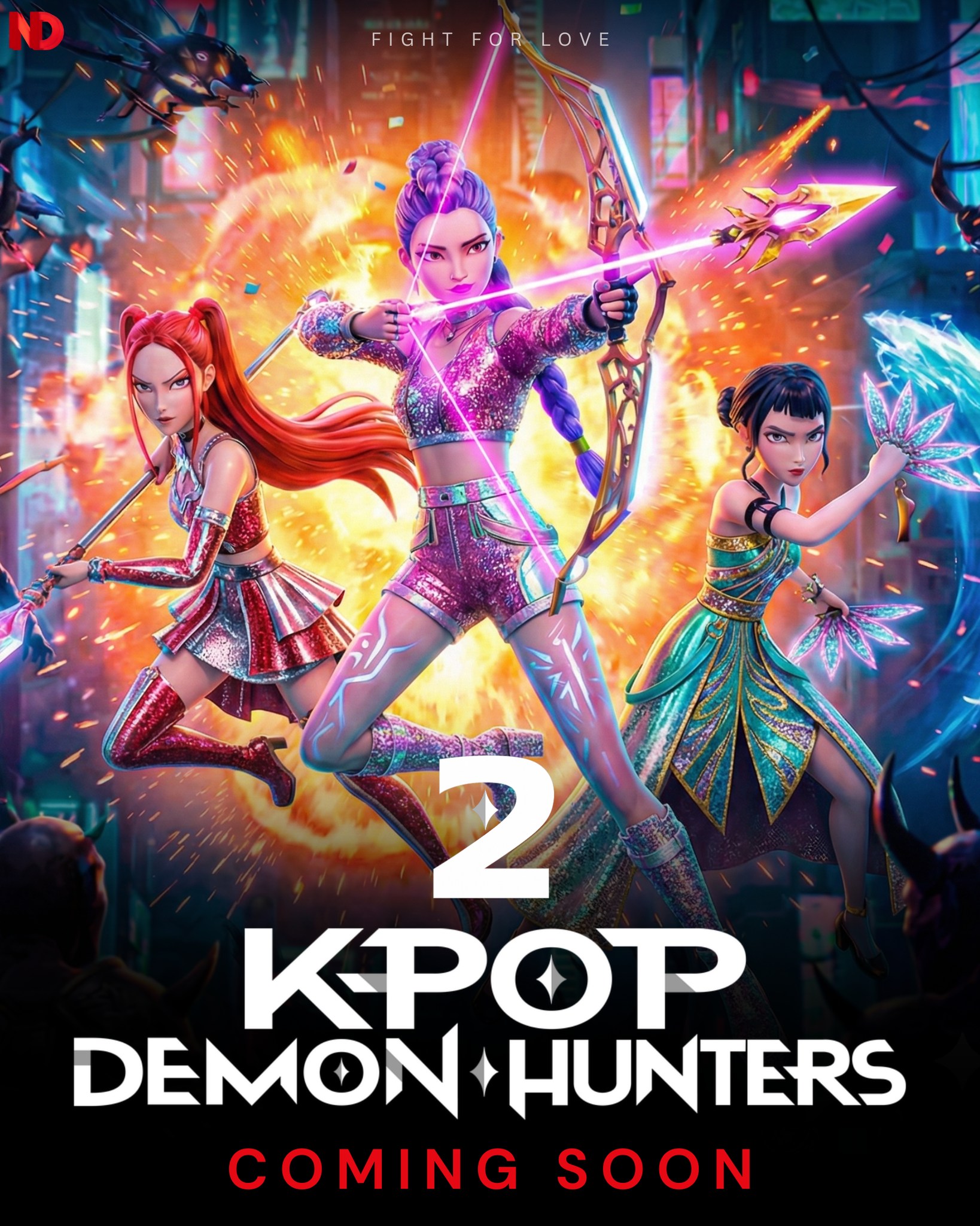 Netflix - Kpop Demon Hunters Part 2 is officially in development ...