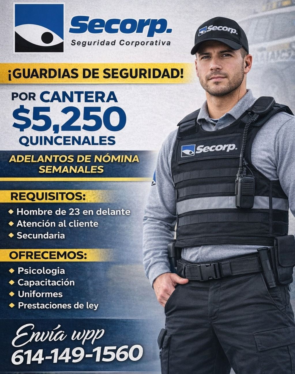 Bolsa de trabajo-Chihuahua Capital | 👮🏻‍♂️𝙂𝙐𝘼𝙍𝘿𝙄𝘼𝙎 𝘿𝙀 𝙎𝙀𝙂𝙐𝙍𝙄𝘿𝘼𝘿 🌙 ...