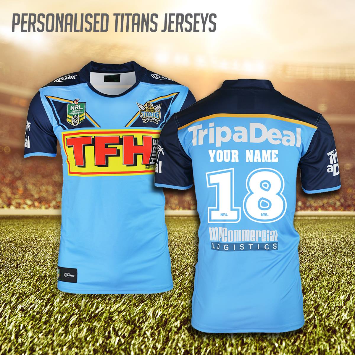 2026 Gold Coast Titans Long Sleeve Traditional Polo 🌊 Available
