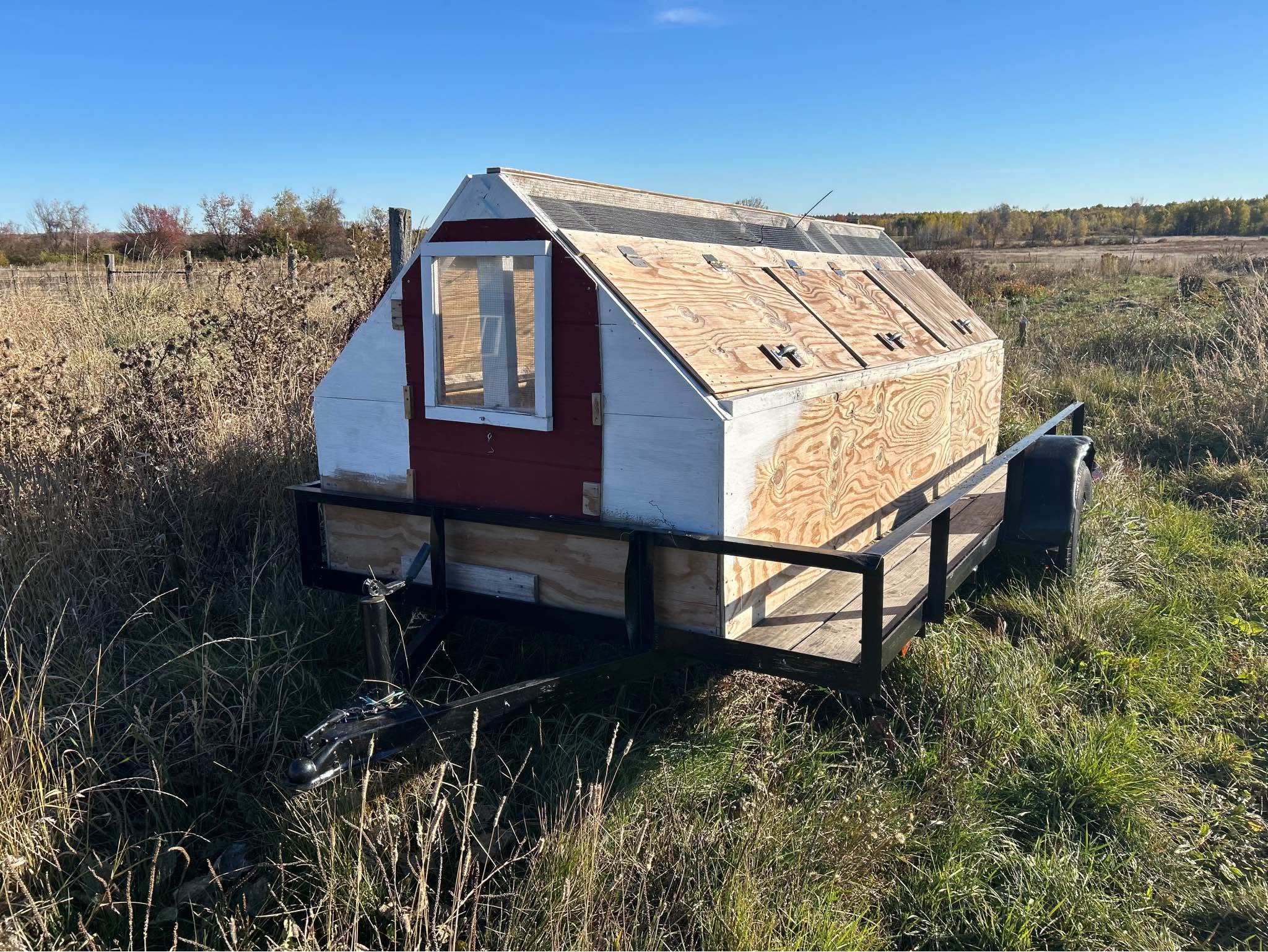 Trailer-with chicken brooder - Trailers - Ellenburg Depot, New York ...