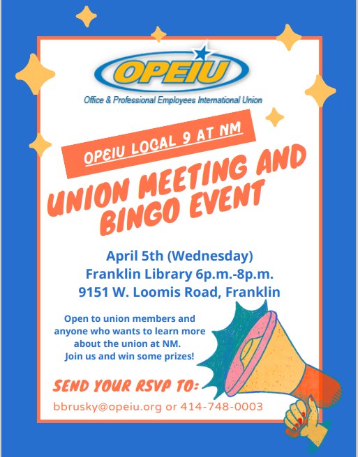 Northwestern Mutual United OPEIU Local 9