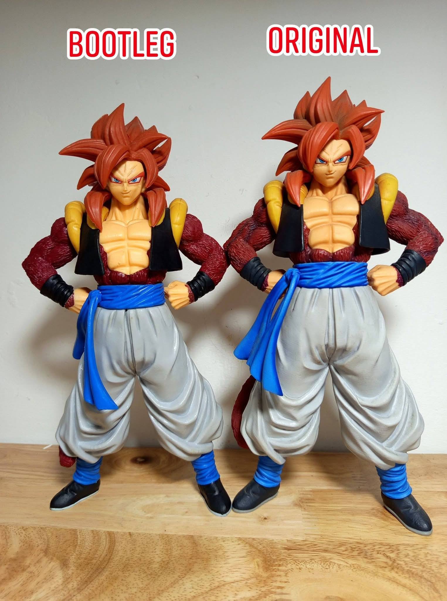 Gogeta SSJ4 Rank A Ichiban The Greatest Saiyan Original vs Bootleg 