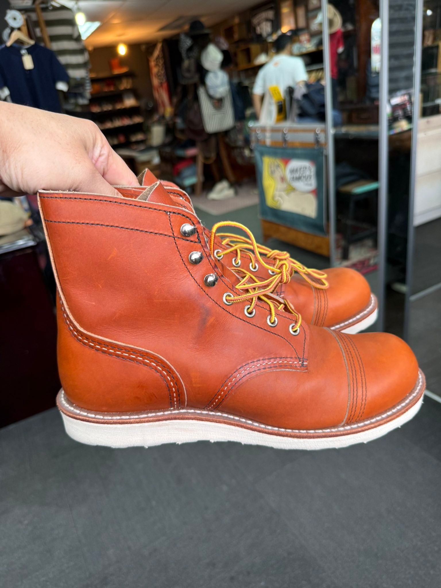 Red Wing Iron Ranger 8089 Saiz 8.5US Preloved - condition 9/10 