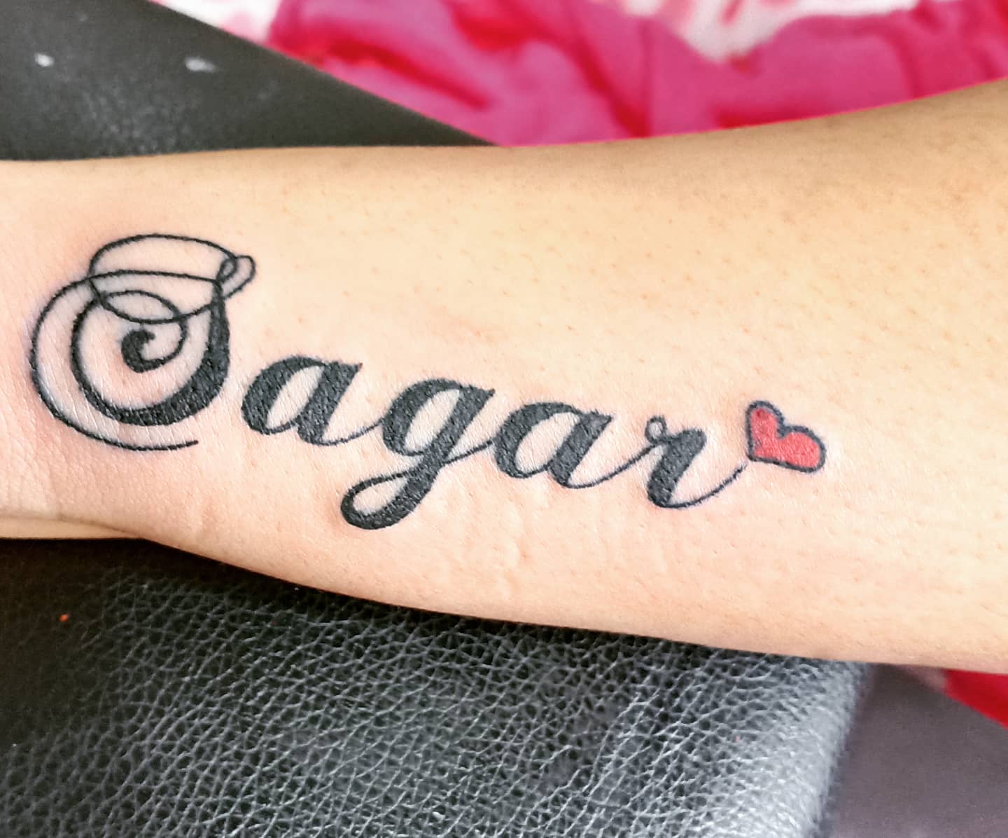 Sagar Name Tattoo