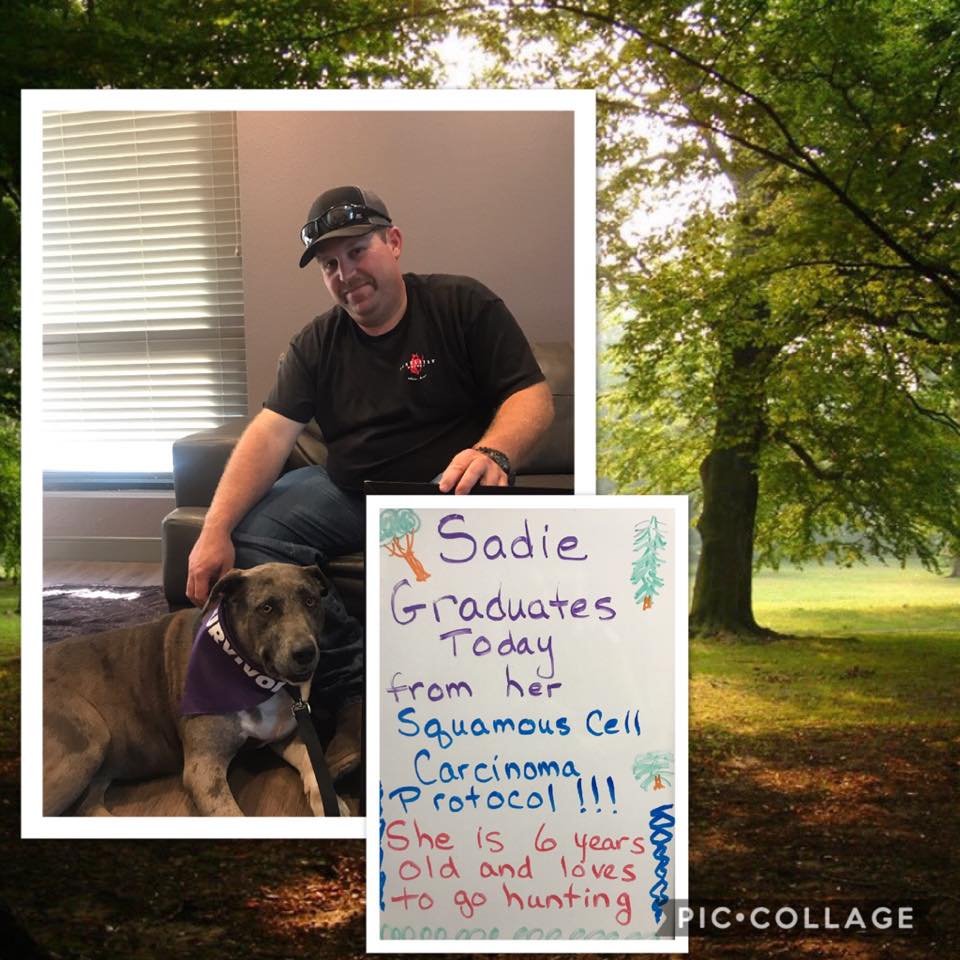 Animal Cancer Center - 🎉🎉Sadie graduated from her Squamous Cell ...