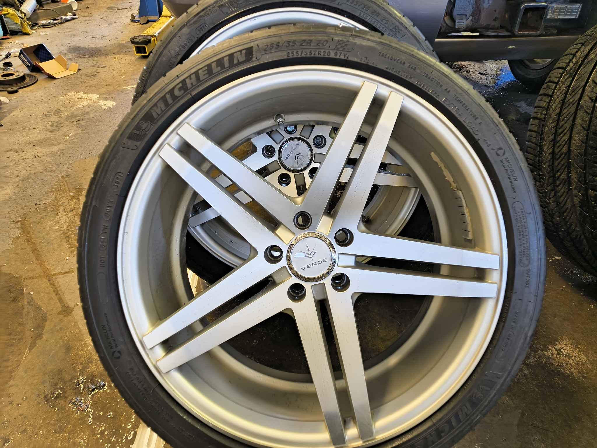 20 inch Verde staggered rims with Michelin pilot sport All season 4 ...