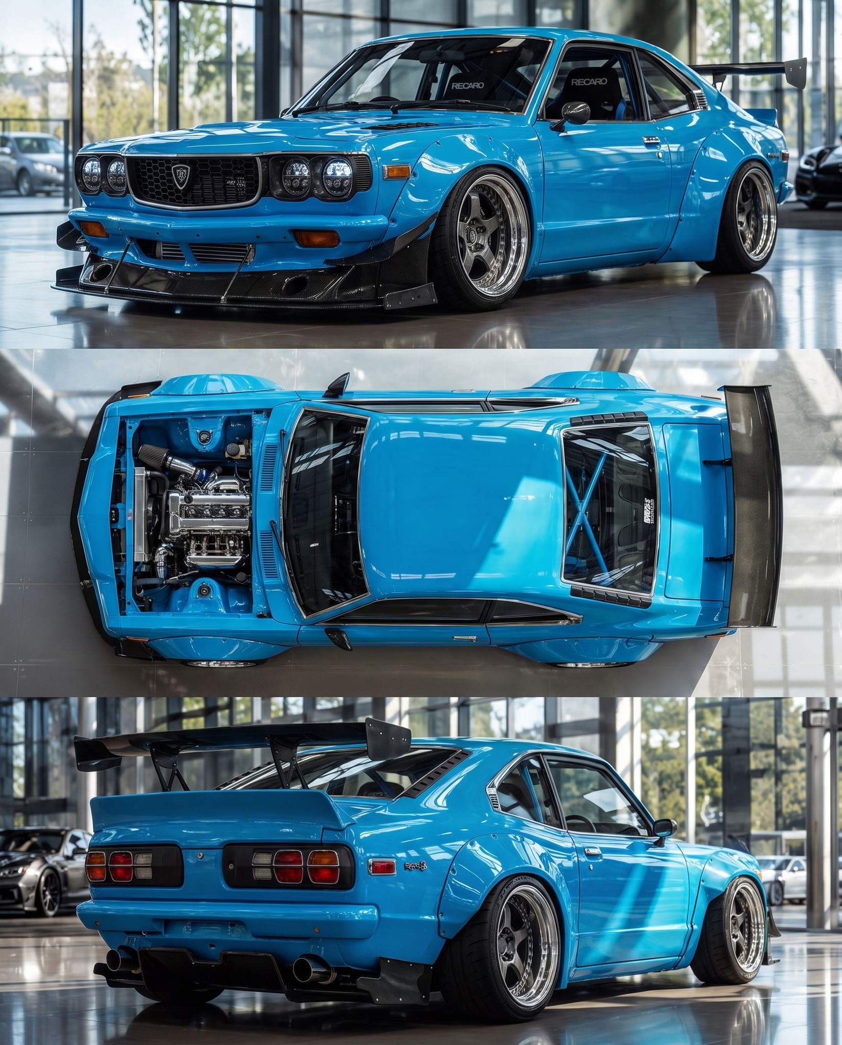 Mazda RX-3 1974 Rocket Bunny