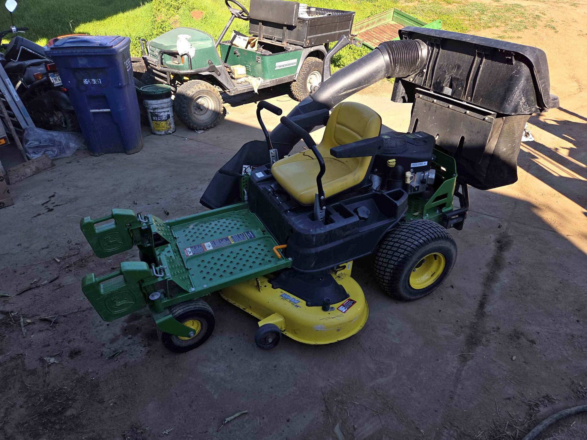 John deere z255 zero turn mower with bagger - Lawn Mowers - Fallbrook ...