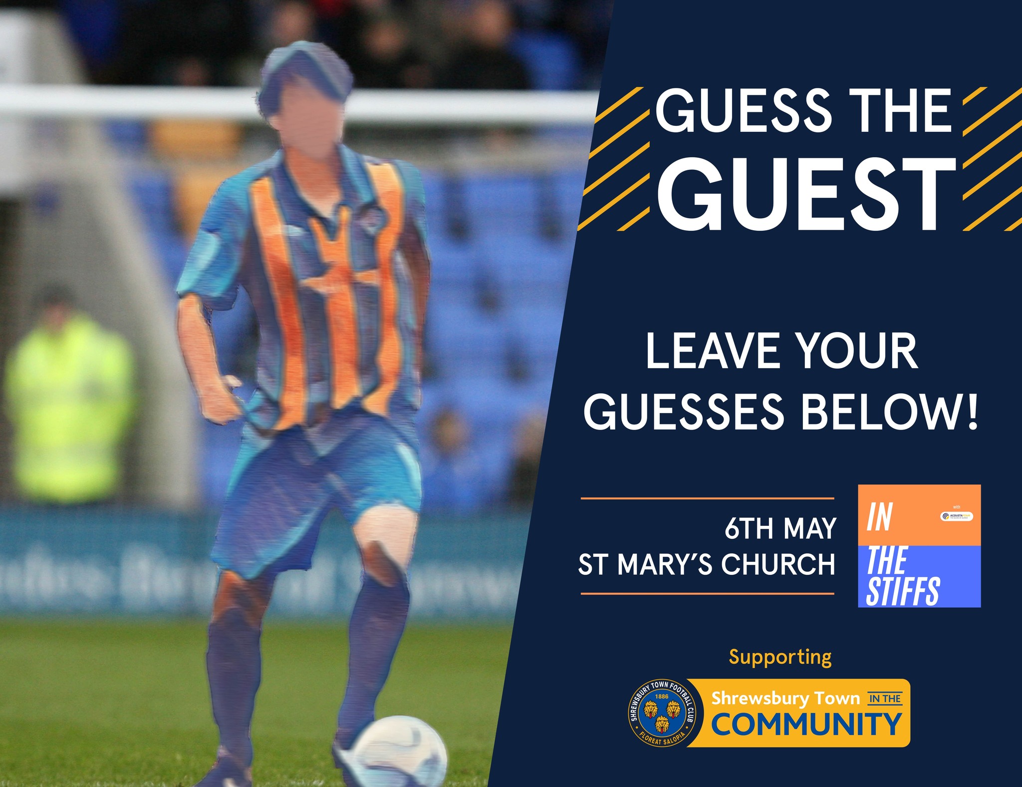 Shrewsbury Town FC Foundation - 🎙GUESS THE GUEST | We're so excited to ...