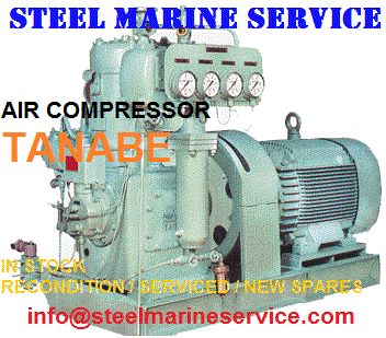 Air Compressor Tanabe Spare Parts by Steel Marine Service