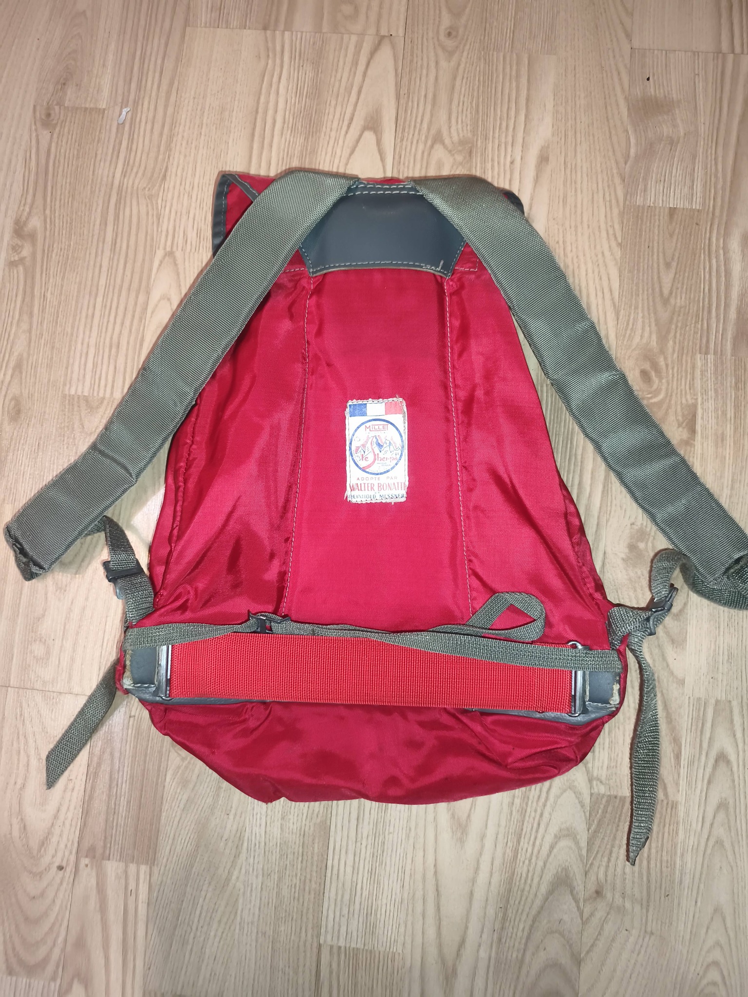 1970s Vintage Rene Desmaison French Made Backpack