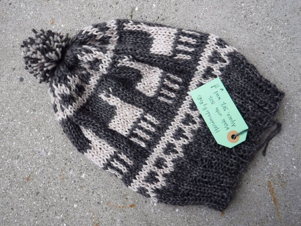 Bonnet En Laine D'alpaca Fait Main - Taille M - Pour Homme - Très Chaud Et Doux