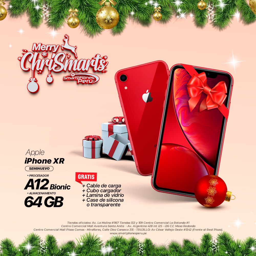 Smartphonesperu - En estas fiestas, aprovecha y obtén el iPhone Xr ...