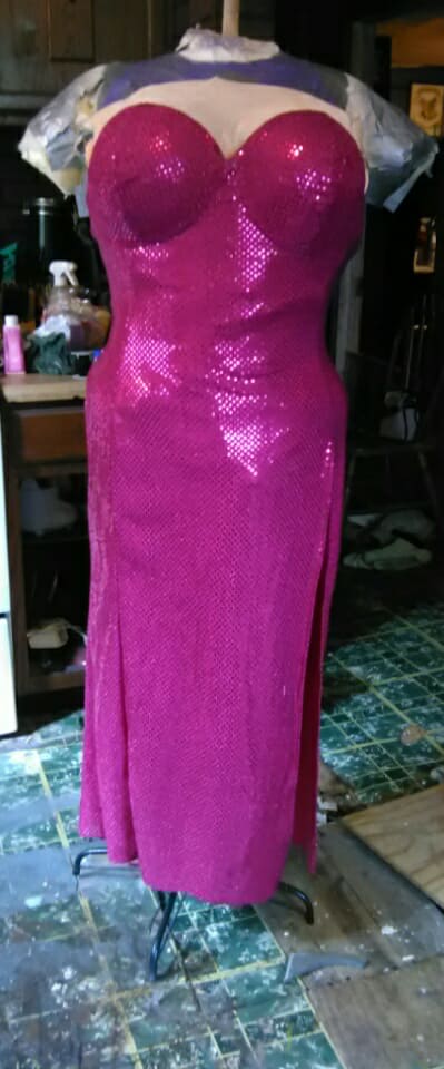 jessica rabbit formal dress ended up my most popular costume this year after going viral, thanks internet peoples 👌❤️ Making a structured sequin was a nice challenge, but I don't envy anyone who ss23dresses