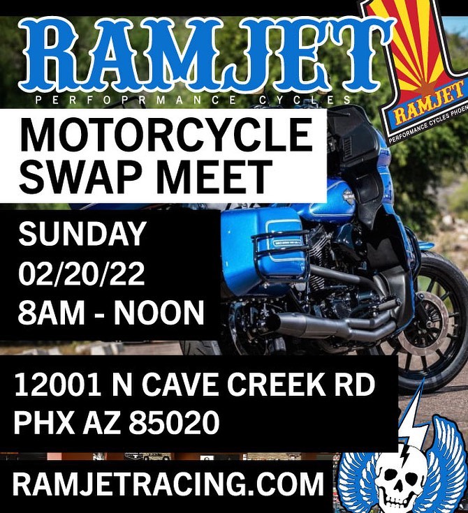 Ramjet Racing - ⚡️Motorcycle Swap Meet⚡️ 2/20 🗓 8am ⏰...