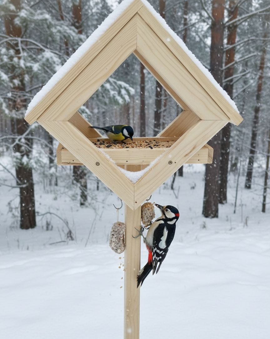 Drewno moje hobby | Karmnik 🐦 | Facebook