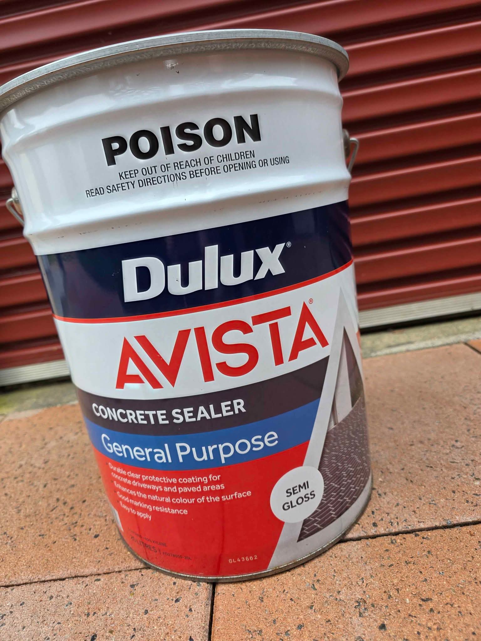 Dulux Avista general purpose sealer, 20 litre. With sheepskin ...