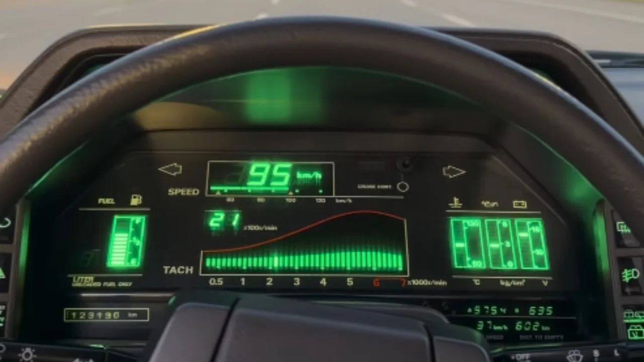 Vacuum florescent display on the 1983 Nissan 300ZX 😎🤙🔥