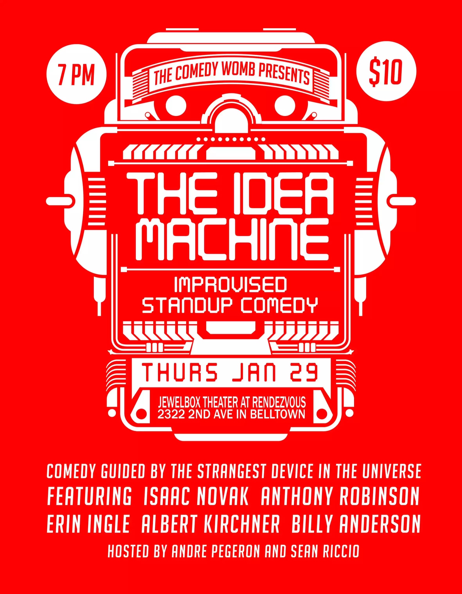 Idea Machine: Comedy Powered By The Strangest Device In The Universe ...