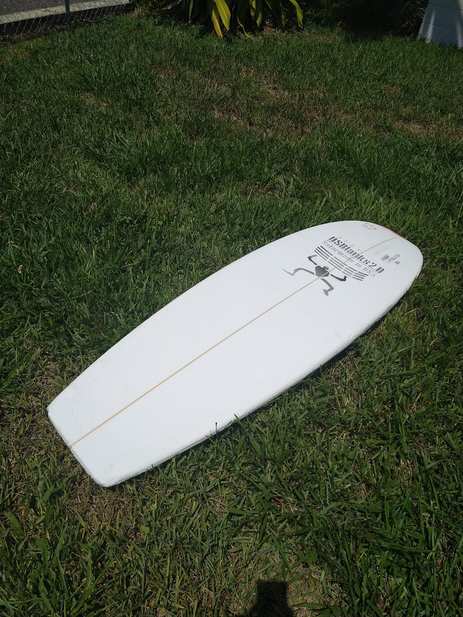 Pat Rawson shaped surfboard from the mid nineties