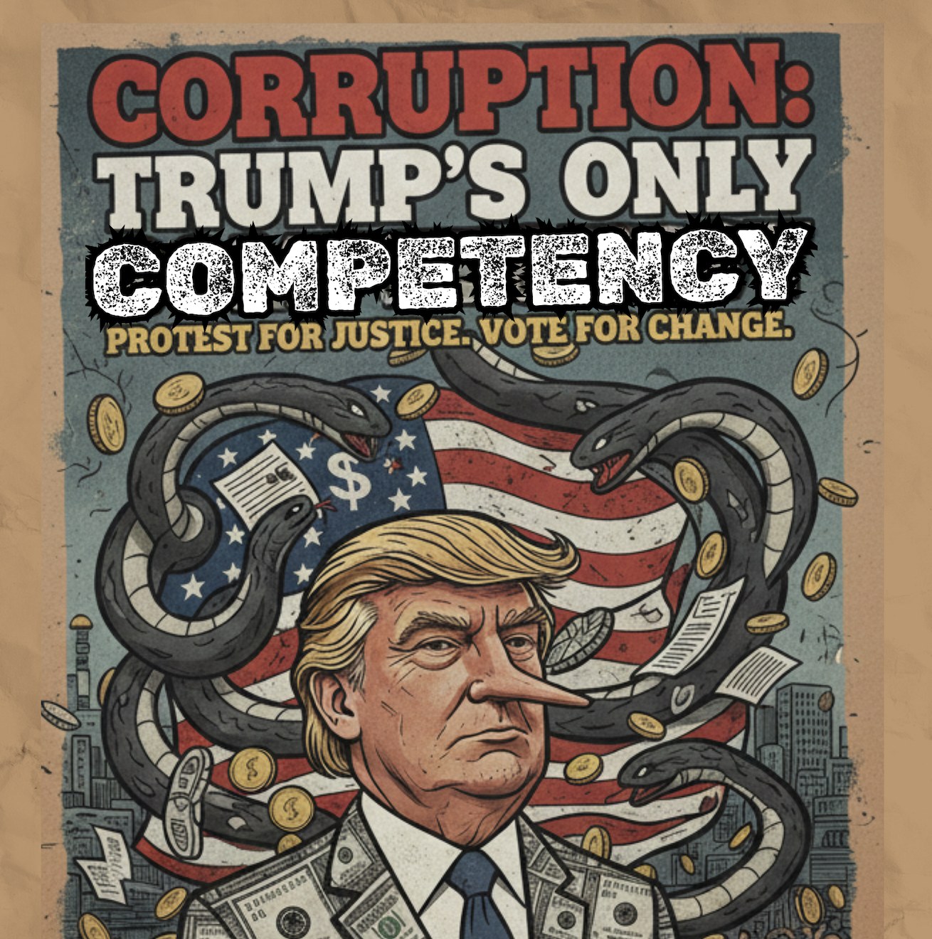 Corruption: Trump's Only Competency Rally