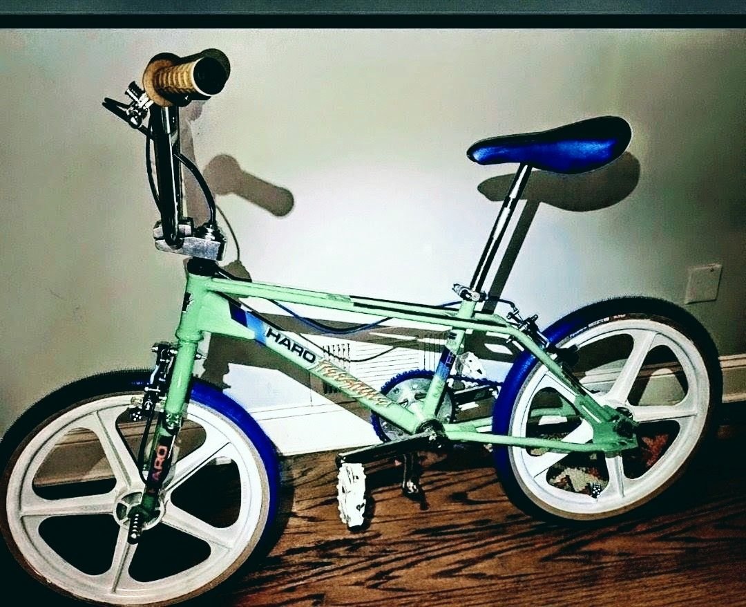 Restored 1985 Haro Master BMX bike from childhood