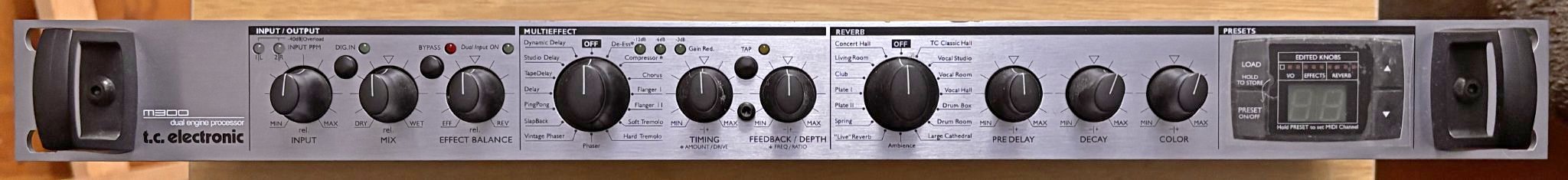 TC Electronics M300 Dual Engine Processor - Multi Effects Pedals ...
