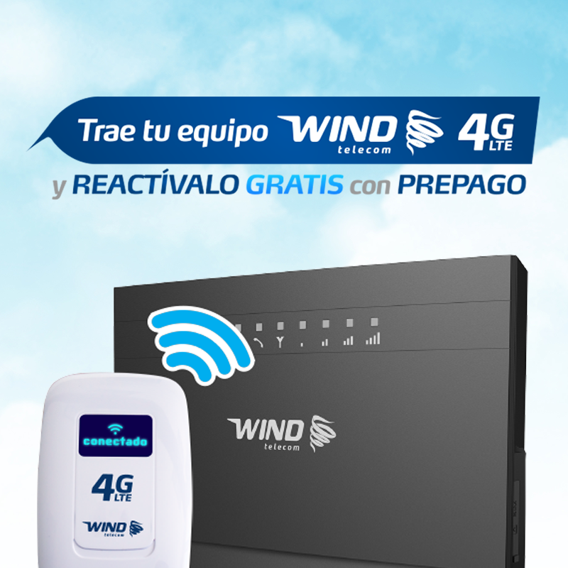 WIND telecom - ¡Trae tu equipo y REACTÍVALO GRATIS con...