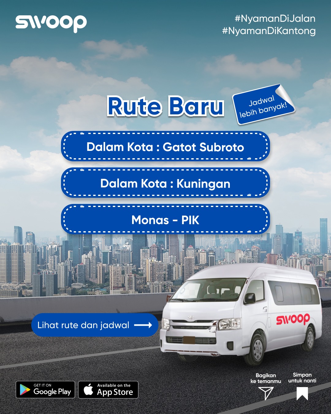 Swoop Indonesia - Swoop kini hadir di dalam kota Jakarta... | Facebook