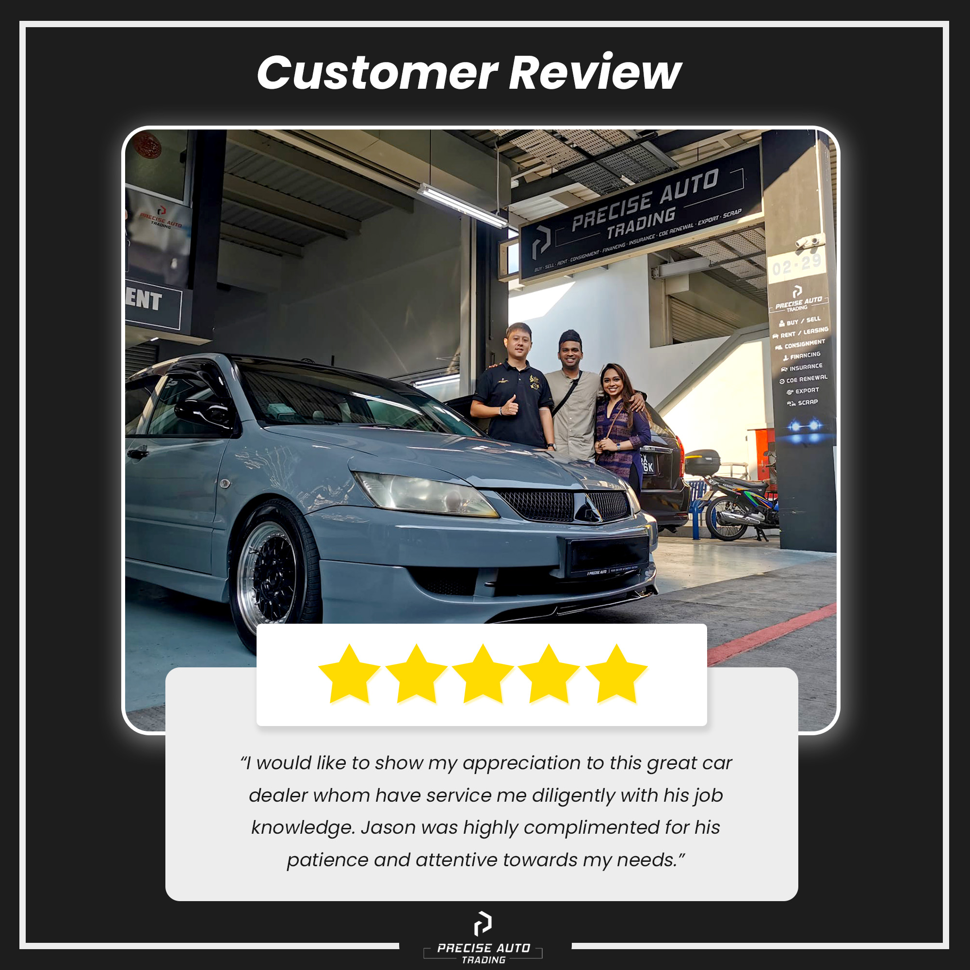 “I would like to show my... - Precise Auto Service