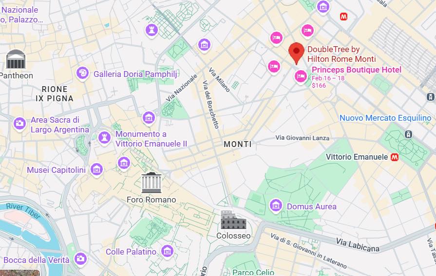 Rome Travel Info 2026 | Anyone stayed at Doubletree Monti | Facebook