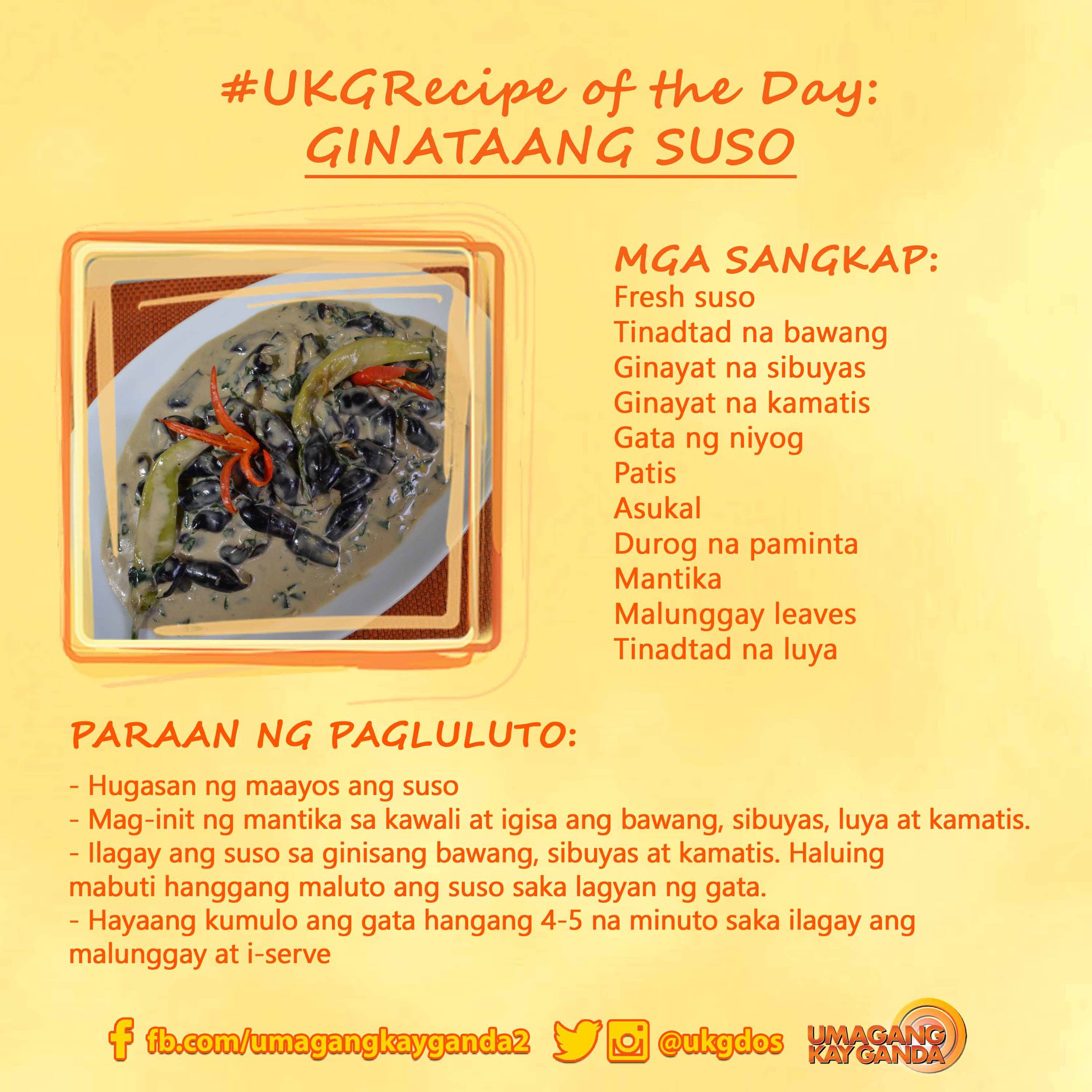 Umagang KayGanda (Official Page) - #UKGRecipe of the Day: Ginataang ...