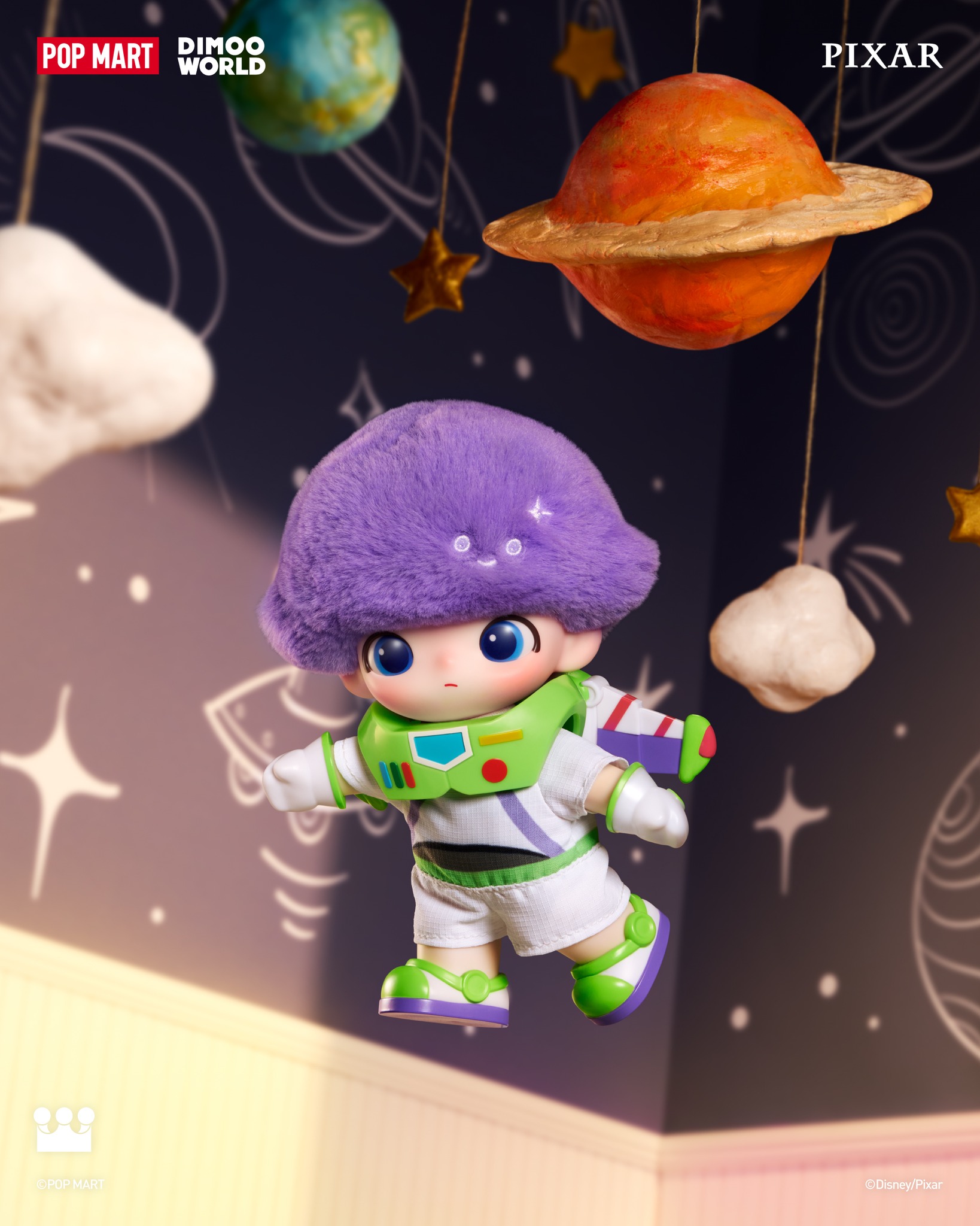 Dimoo X Pixar Figurines Secret - Space Crane review and unboxing