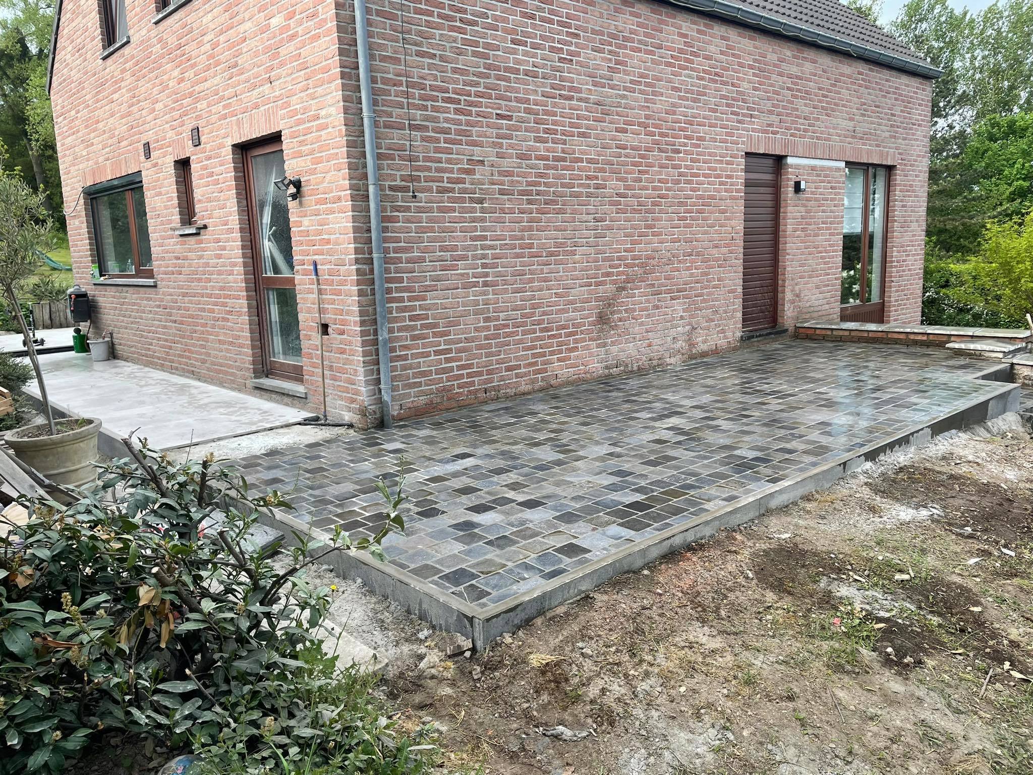 WP Construct - - Aménagement d'un piétonnier en dalle... | Facebook