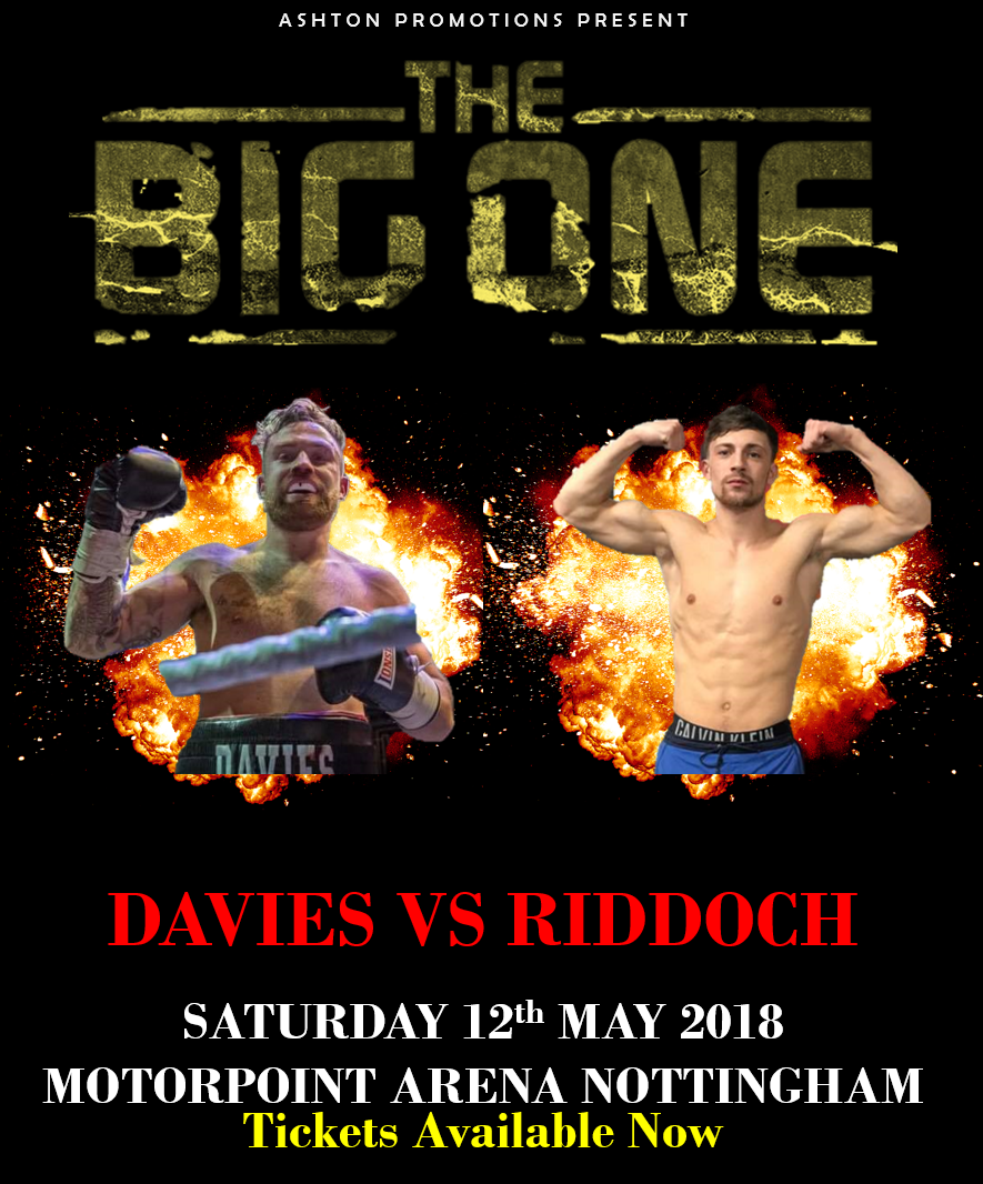 ** FIGHT ANNOUNCEMENT ** Tom Davies... - Ashton Promotions