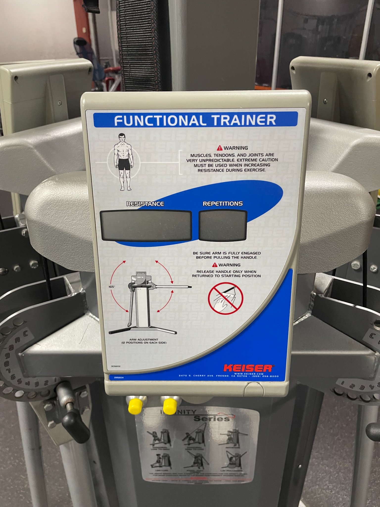 Keiser Infinity Functional Trainer - $500 - Weight Lifting Machines ...