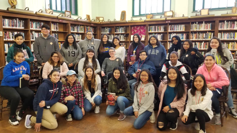 Students enjoyed a visit today... Wyandotte High School