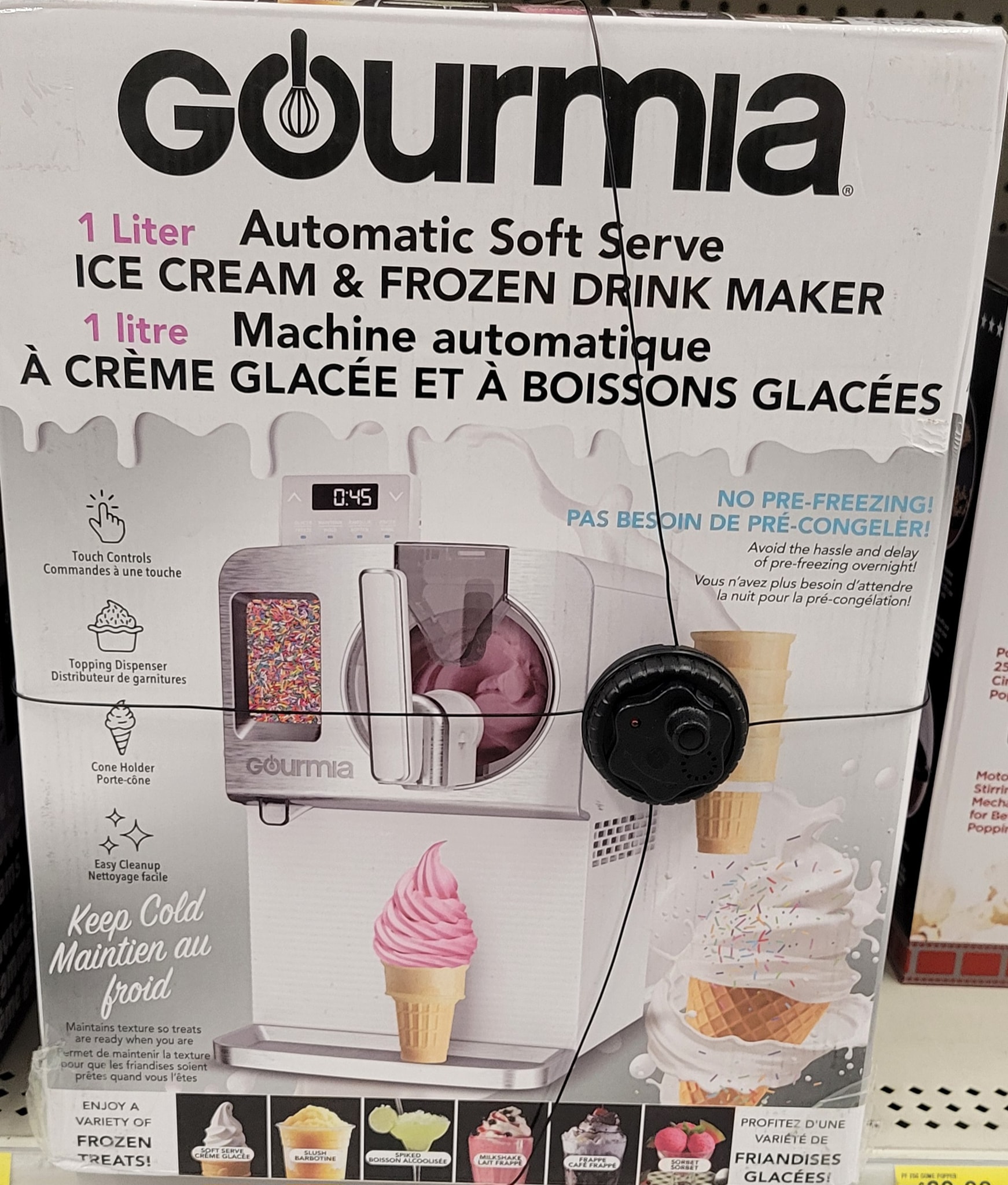 Ice cream gourmia ソフトクリーム Gourmia オートマチック ソフト
