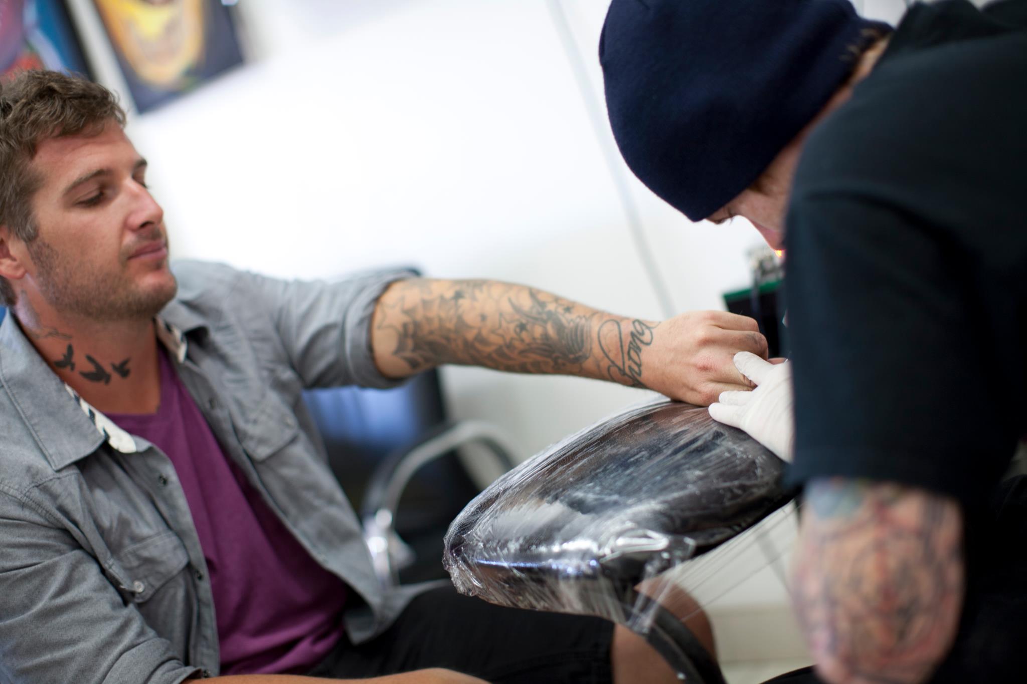 SURF n Ink Tattoo - Happy Friday 13th! This is our artist, Ben ...