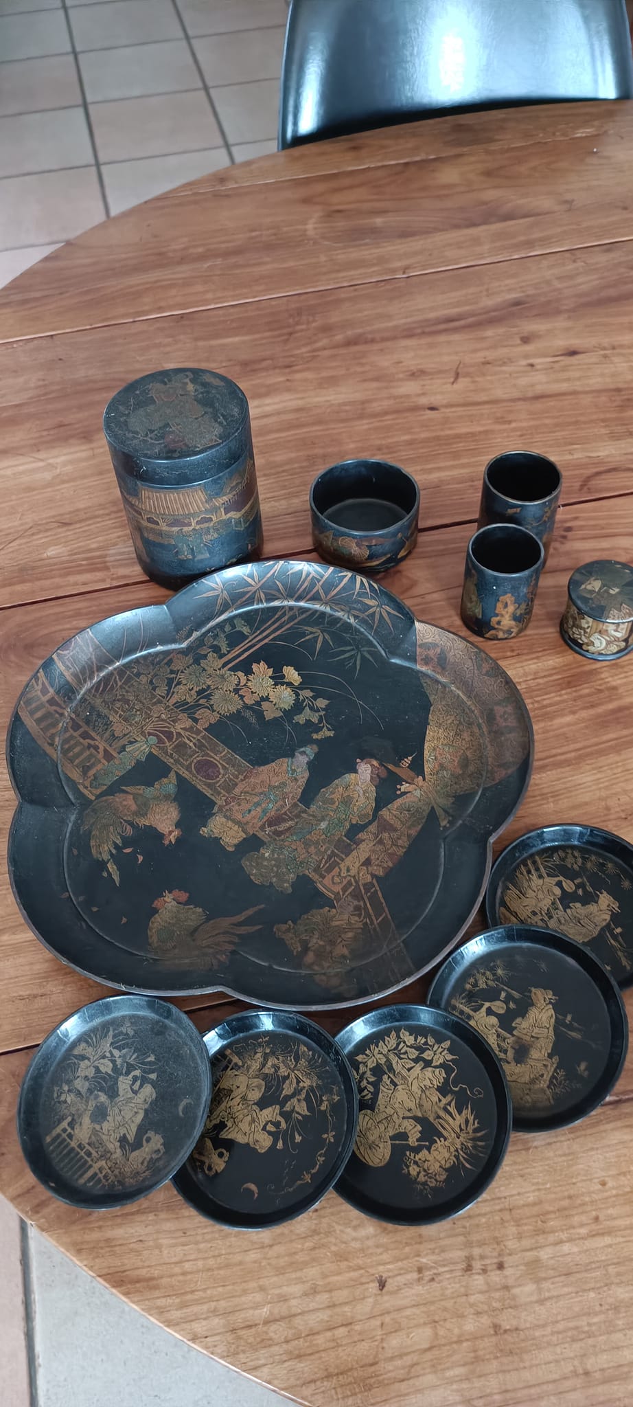 Set de 6 boîtes à thé et herbes en argent I espace de rangement pratique pour le thé Set de 6 boîtes à thé et herbes en argent I espace de rangement pratique pour le thé