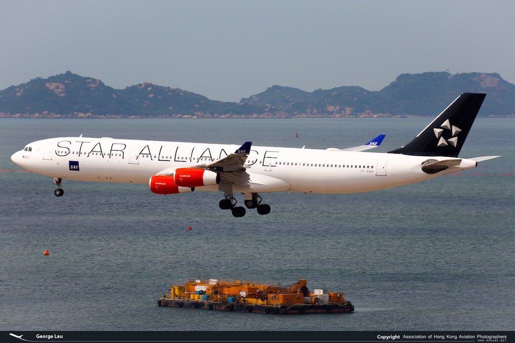 Scandinavian Airlines (SAS) Airbus A340-300 became history after