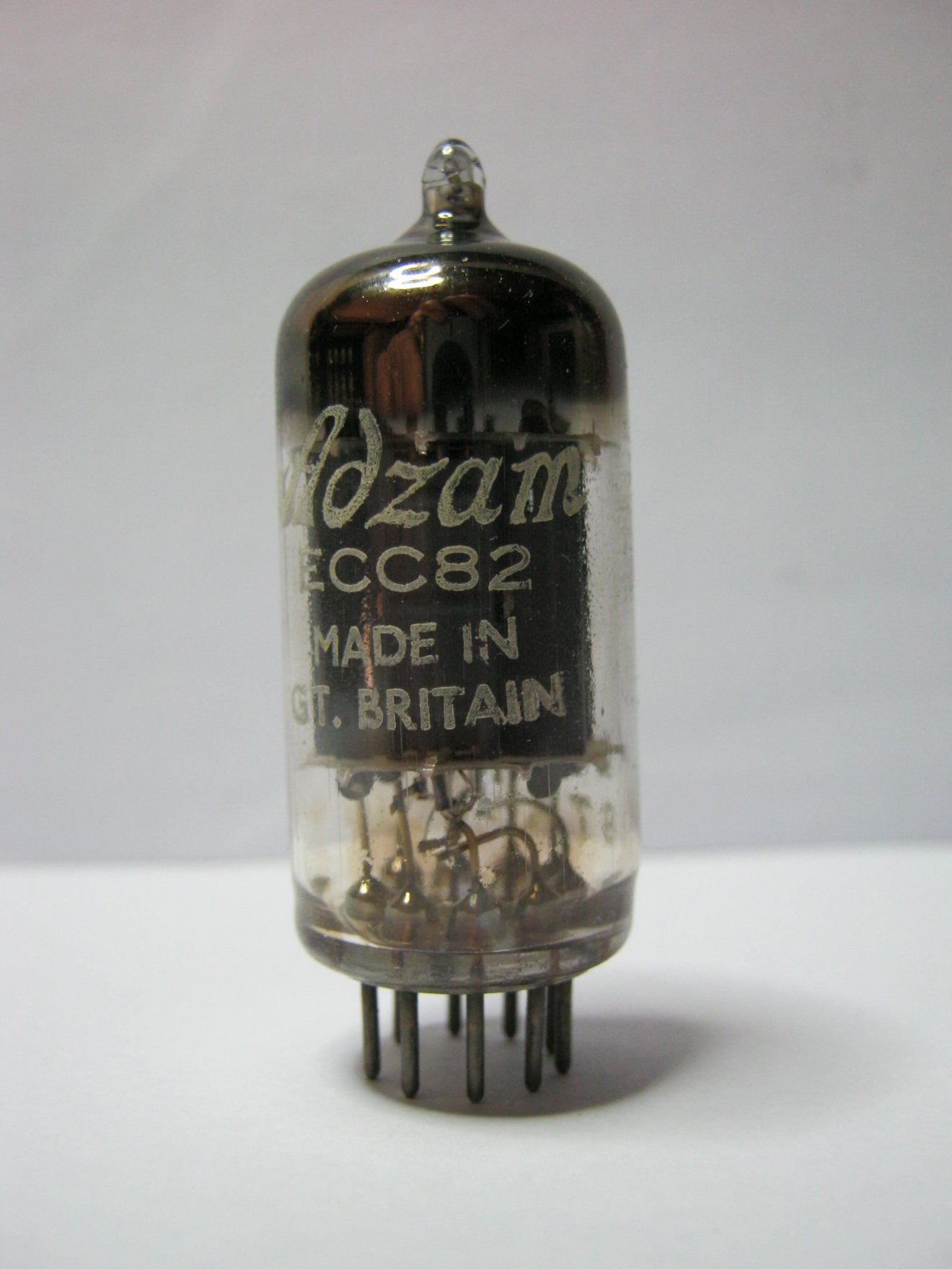 Tube électronique 12AU7A / ECC82 RTC Mullard Blackburn - Testé Et Fonctionnel
