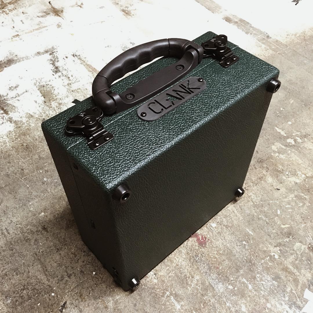 CLANK - 6U 52hp small travel case in dark green tolex. #eurorack