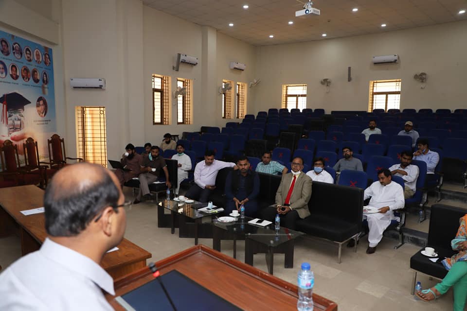 Prof Dr Muhammad Asghar Hashmi, Registrar & Dean of All Faculties, upon ...