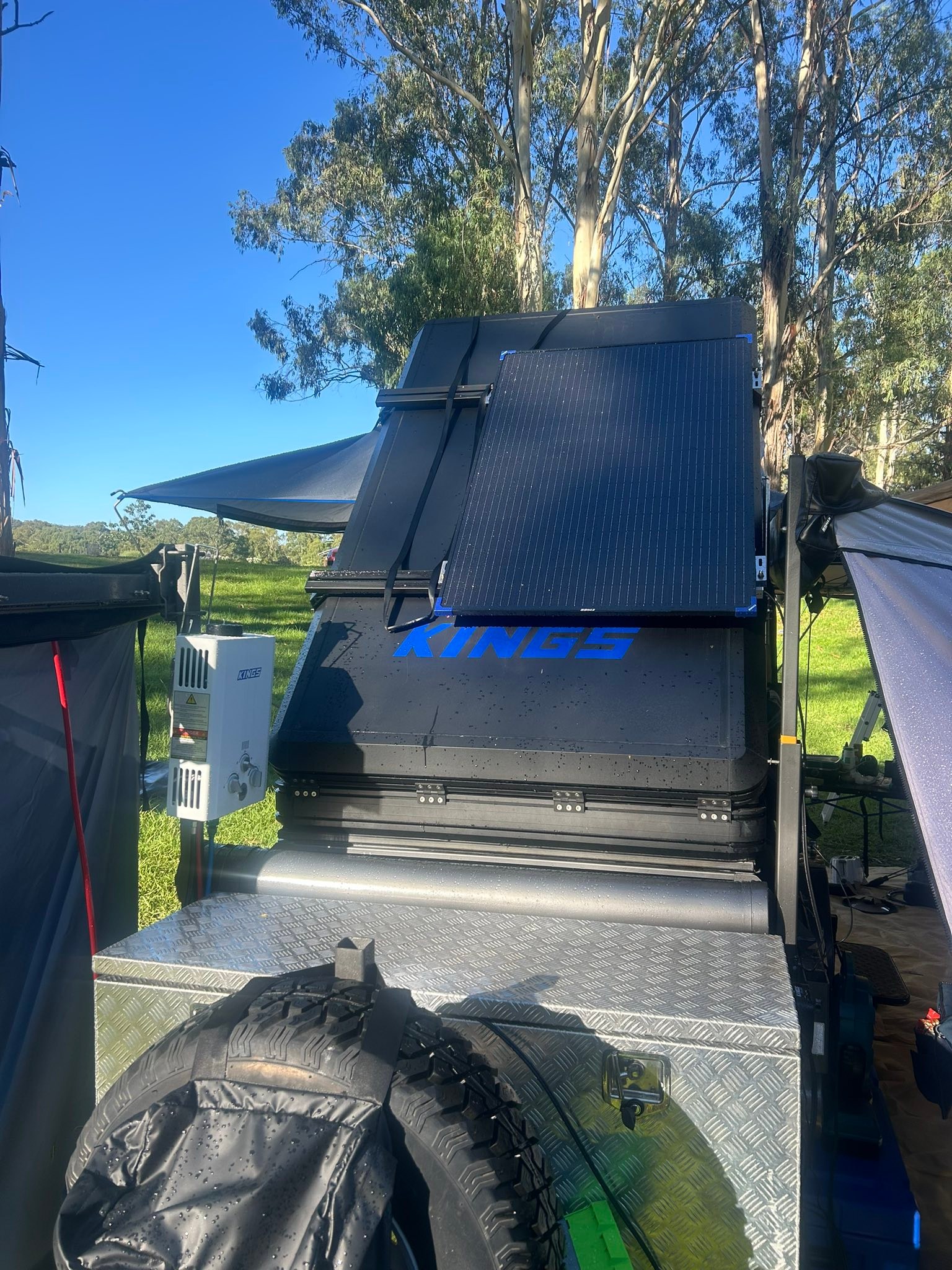 Kings escape camper setup update | Facebook